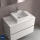 Aufsatzwaschtisch TALEA ohne Siphon und Clickerabfluss SOLID SURFACE WEIß MATT 360 x 115 x 360 mm