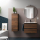 Schrank wandhängend SPIRIT 700 2 Metallauszug mit Softeinzug NUSSBAUM MAYA 697 x 540 x 450 mm