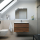 Schrank wandhängend SPIRIT 900 2 Metallauszug mit Softeinzug NUSSBAUM MAYA 897 x 540 x 450 mm