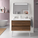 Schrank wandhängend SPIRIT 1000 2 Metallauszug mit...