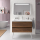 Schrank wandhängend SPIRIT 1000 2 Metallauszug mit Softeinzug NUSSBAUM MAYA 997 x 540 x 450 mm