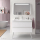 Schrank wandhängend SPIRIT 1000 2 Metallauszug mit Softeinzug WEIß GLÄNZEND 997 x 540 x 450 mm