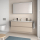 Schrank wandhängend SPIRIT 1200 2 Metallauszug mit Softeinzug MACCHIATO 1194 x 540 x 450 mm