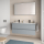 Schrank wandhängend SPIRIT 1200 2 Metallauszug mit Softeinzug BLUE FOG 1194 x 540 x 450 mm