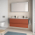 Schrank wandhängend SPIRIT 1200 2 Metallauszug mit Softeinzug TERRACOTA 1194 x 540 x 450 mm