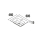 Waschtisch VILNA 605 hne Siphon und Clickerabfluss MINERALSOLID MATT 605 x 460 x 15 mm