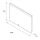Spiegel ORLEANS 1000 Horizontal Wandspiege, mit LED-leuchte (15+32 W-5700ºK) IP 44 1000 x 700 mm