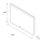 Spiegel ORLEANS 1400 Horizontal Wandspiege, mit LED-leuchte (30+36 W-5700ºK) IP 44 1400 x 700 mm