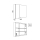 Spiegelschrank ALLIANCE 600 2 doppelte Spiegeltüren600 x 650 x 150 mm