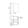 Spiegelschrank ALLIANCE 800 2 doppelte Spiegeltüren800 x 650 x 150 mm