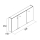 Spiegelschrank ALLIANCE 900 3 doppelte Spiegeltüren900 x 650 x 150 mm