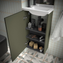Komplett-Set MARVILLE GREEN SATIN + Waschtisch + Spiegel...