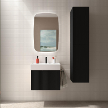 Waschtischunterschrank BIBA 600 1 Metallschublade BLACK VELVET 597 x 405 x 450 mm