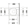 Duravit Wand-WC ME by Starck Compact 480 mm Tiefspüler, rimless, Durafix, weiss