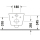 Duravit Wand-WC ME by Starck Compact 480 mm Tiefspüler, rimless, Durafix, weiss