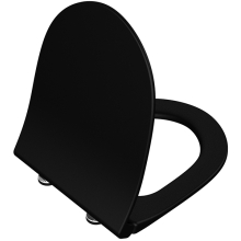 Vitra L300 Black WC-Sitz slim, softclose