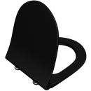Vitra L300 Black WC-Sitz slim, softclose