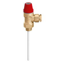 Caleffi Druck-/Temperatur Sicherheitsventil 1/2" AG x 15 mm 3-10 bar