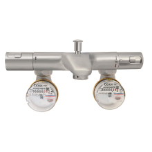 Badewannenzähler „ECO” zur Montage zwischen Armatur und Zulauf TWO in ONE / 0,1-90°C