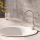 Herzbach DEEP iX Waschtisch-Einlochbatterie Slim M-Size Griff seitlich mit PUSH-Ablauf Edelstahl