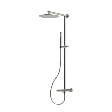 Herzbach LIVING SPA Duschsäule RB 300mm rund Stabhandbrause Edelstahl