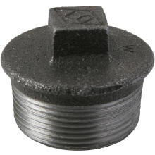 Atusa Stopfen Nr. 290 schwarz, mit Rand 1/2"