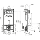 Alcadrain Vorwandinstallationssystem Ecology für...