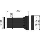 alcadrain M902 Ablaufdichtung + Verbindungsstück +...