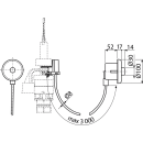 Alcadrain MPO10 Manuelle pneumatische Fernauslösung,...