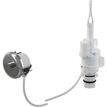 Alcadrain MPO11 Manuelle pneumatische Fernauslösung, Chrom-Glanz, für Wandeinbau