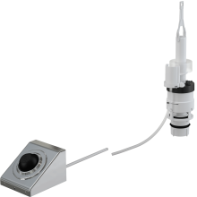 Alcadrain MPO13 Pneumatische Fernauslösung, Fußbetätigung, Metall, für Wandeinbau