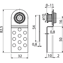 Alcadrain Badewannetür magnetisch (unter Fliesen),...