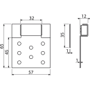 Alcadrain Badewannetür magnetisch (unter Fliesen) BASIC