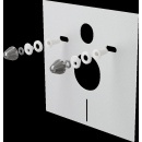 alcadrain Schallschutz für Wand-WC und Bidet mit...