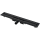 Alcadrain APZ101BLACK Low Duschrinne mit Rand für den perforierten Rost, Schwarz-Matt