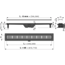 Alcadrain APZ10BLACK BRASS SIMPLE Duschrinne mit Rand...