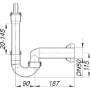 Dallmer Waschgeräte-Siphon 111 DN 50