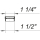 Dallmer Reduzier- und Distanzring 11/4 x11/2