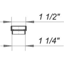 Dallmer Reduzier- und Distanzring 11/2 x11/4