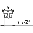 Dallmer Stopfen-Ventil 014 Ventilkelch d= 70mm m...