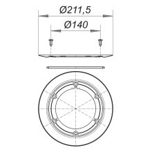 Dallmer Edelstahl-Flanschring S 10