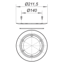 Dallmer Edelstahl-Flanschring S 10