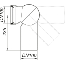 Dallmer Atlasbogen DN 100 verstellbar weiß