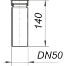 Dallmer Tauchrohr 010/0 ohne Winkelschlauchtülle...