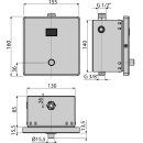 Alcadrain ASP4-KT Automatischer Urinal-Spüler mit...