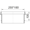 Dallmer Verlängerungsrahmen für Ballstau 110 100mm