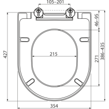 Alcadrain A674S WC-Sitz SOFTCLOSE, Duroplast