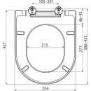 Alcadrain A674S WC-Sitz SOFTCLOSE, Duroplast