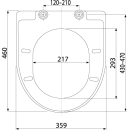 Alcadrain A67 WC-Sitz SOFTCLOSE, Duroplast