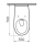 Vitra Bad C100 Wand-Tiefspül-WC spülrandlos 700mm Ausladung weiß